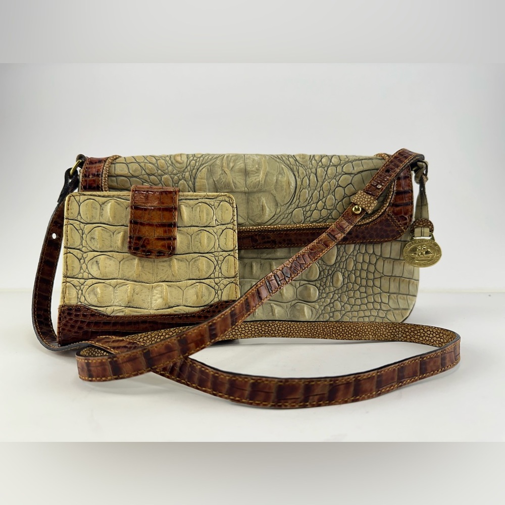 Brahmin purse and matching wallet /// Tricolor Collection